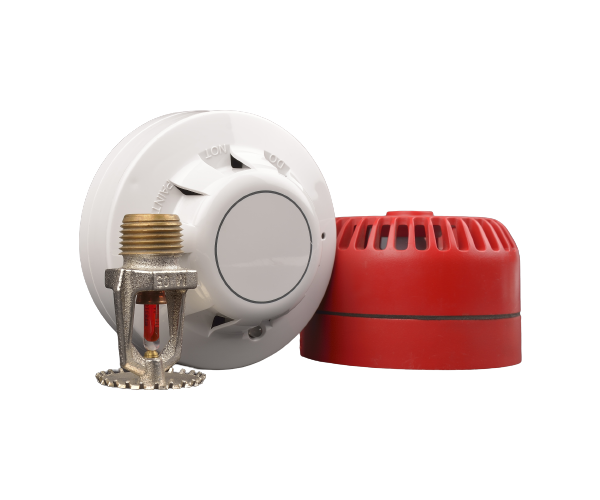 smoke detectors and fire sprinkler