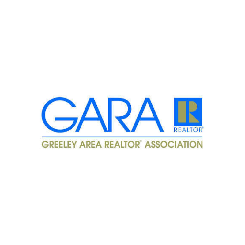 GARA Realtor logo in blue and gold for Greeley Area Realtor Association
