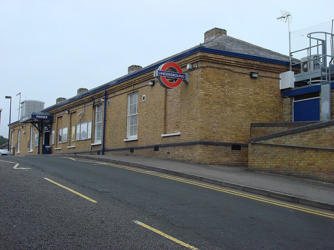 Pinner Underground station on the Metropolitan line