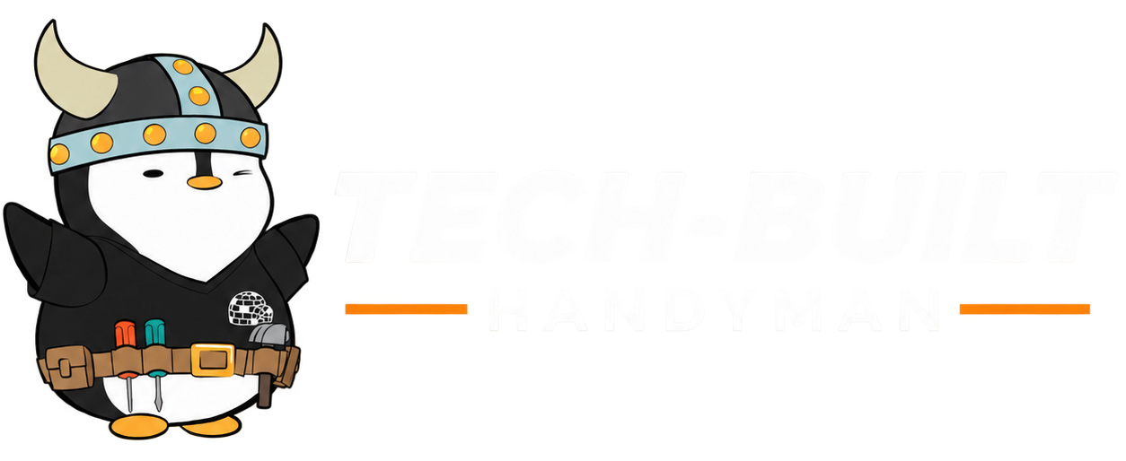 Abstract teal and orange flame-like logo on a white background
