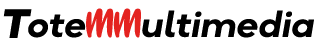 Su sfondo bianco è mostrato il logo per Tote Multimedia.