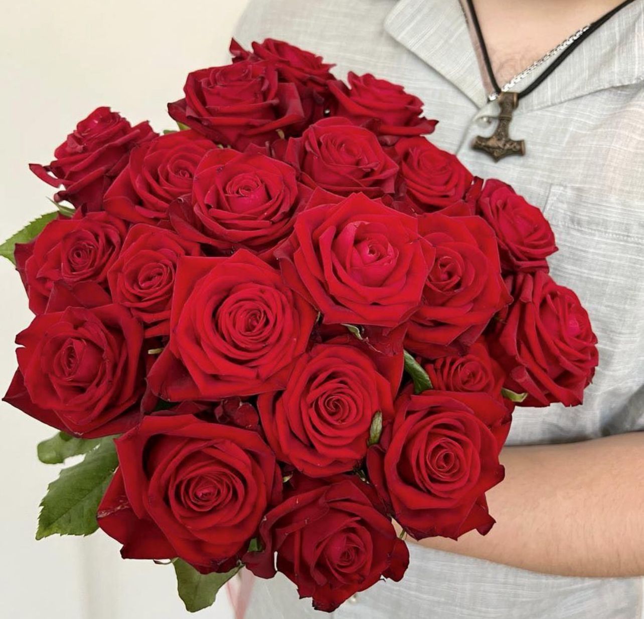 Bouquet di rose rosse profumate