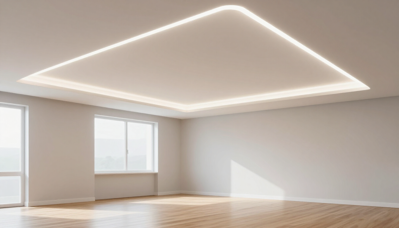 Muebles de cocina modernos blancos en forma de L 