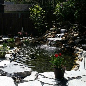 Landscape Koi Pond - Walla Walla, WA - Mario's Yard Care Landscape Koi Pond - Walla Walla, WA - Mario's Yard Care