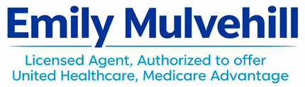 Emily Mulvehill, a licensed agent authorized to offer UnitedHealthcare Medicare Advantage plans.