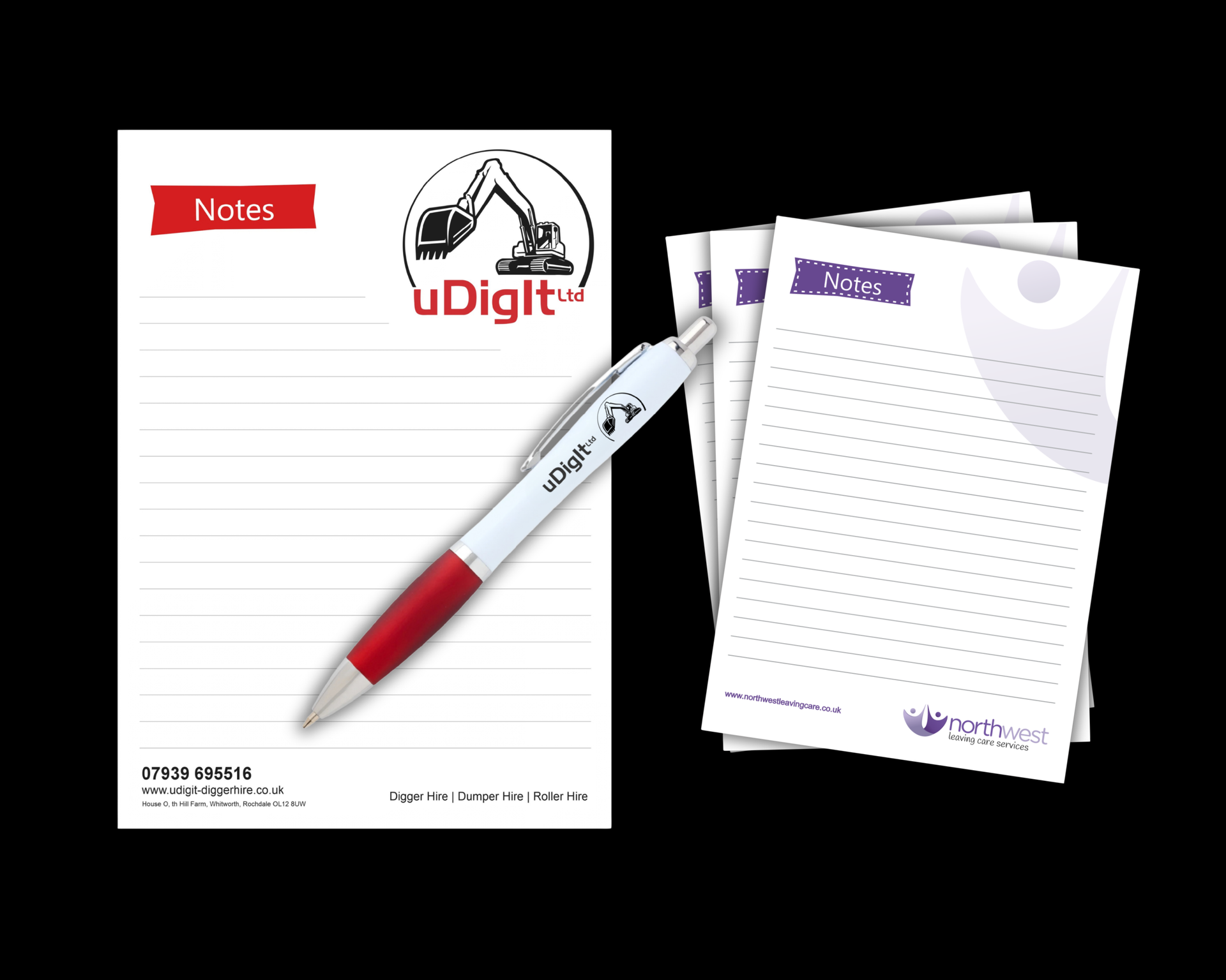 Promotional Pens & Pads supplied by AD Digital - suppliers of printed pr