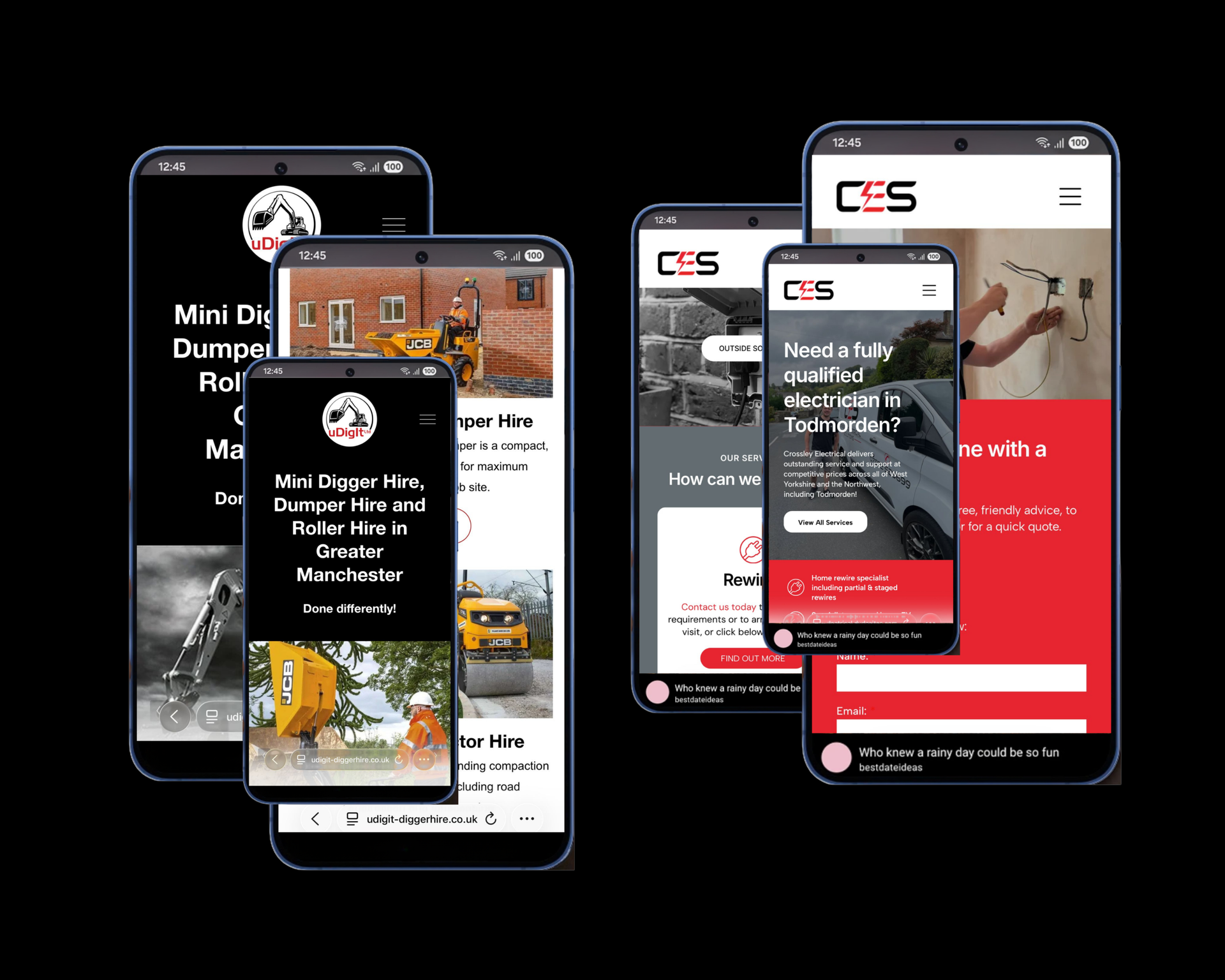 Trade websites designed by AD Digital in Widnes. Supplying websites for businesses in Widnes, Warrington & Liverpool