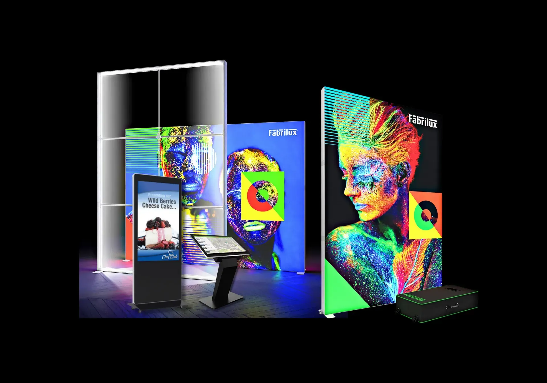Image showing light boxes for exhibitions supplied by AD Digital - website designers in Huyton, Liverpool