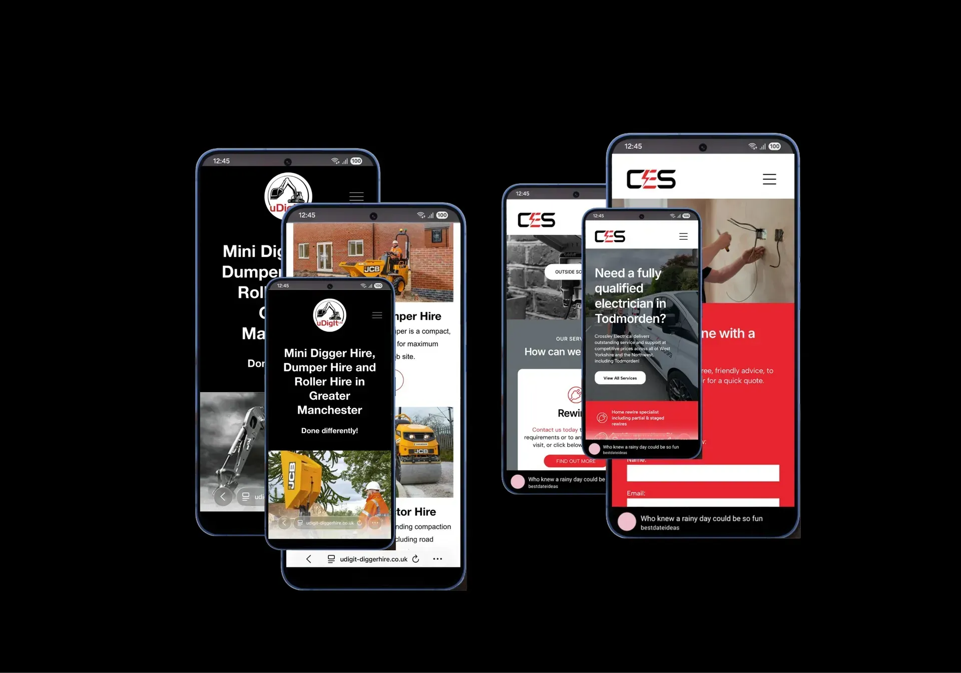 Image of Websites Designed by AD Digital who are website designers in Widnes