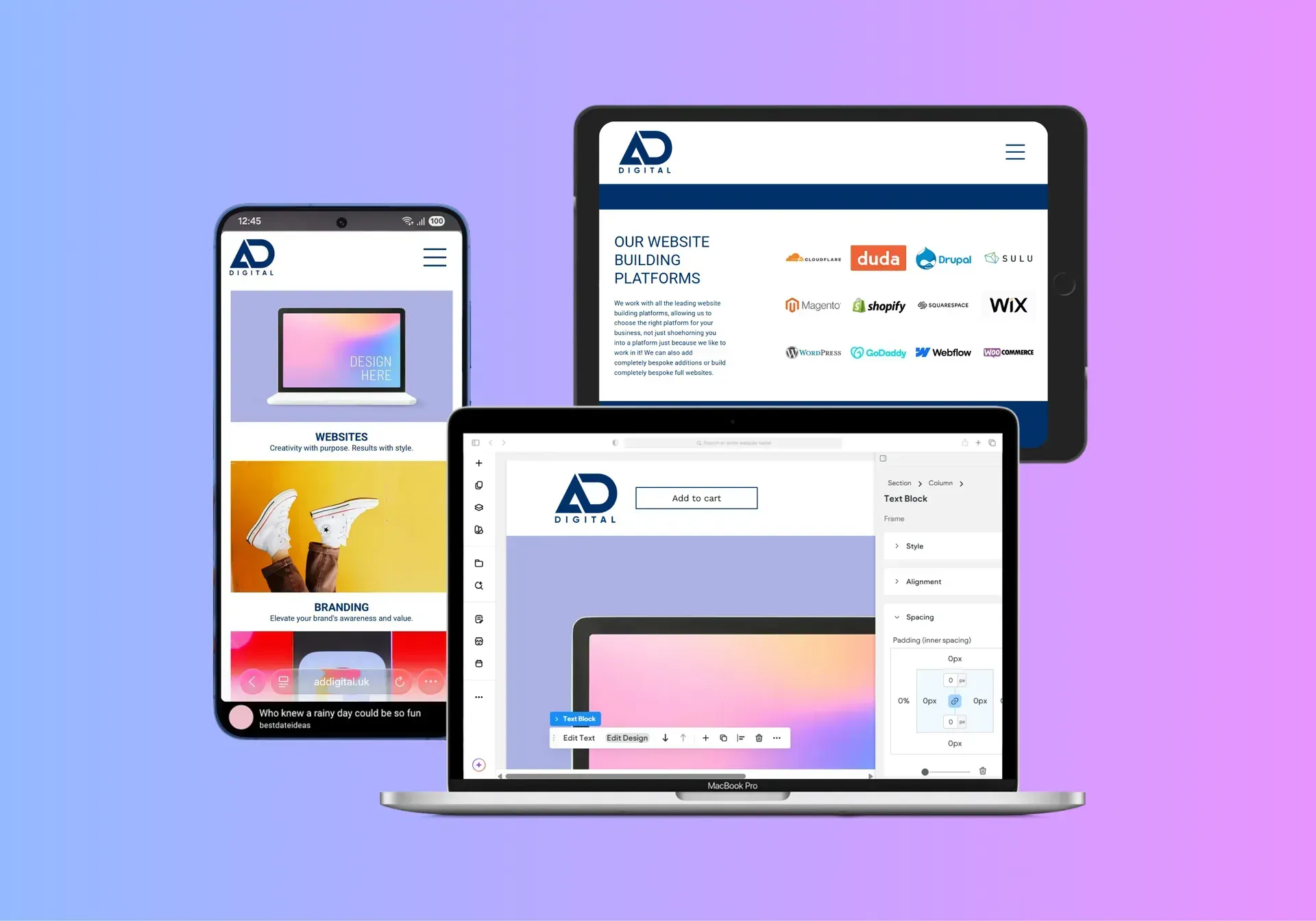 Business Websites Designed by AD Digital - Website Designers in Widnes, Warrington, Liverpool & Manchester