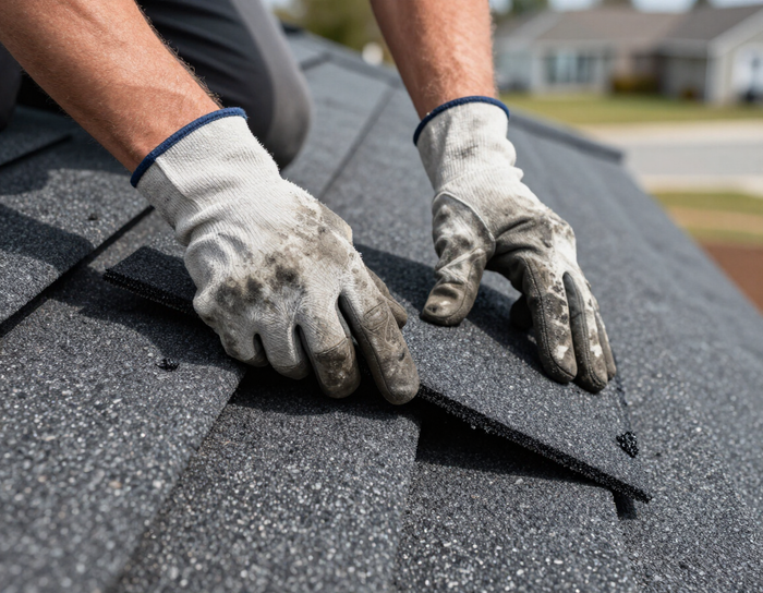 Roof repair and shingle replacement