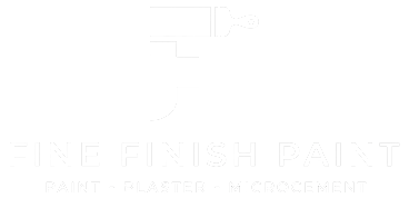 Faint &ldquo;The Pink Paint&rdquo; logo with a painter&rsquo;s palette icon on a white background