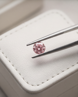 ORIGIN ARGYLE Round Diamond 0.14 Pink SI2