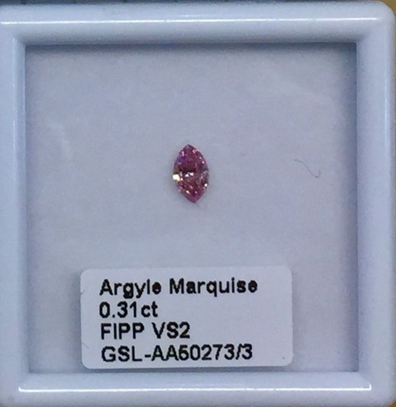 ORIGIN ARGYLE Marquise Diamond 0.31ct Pink VS2
