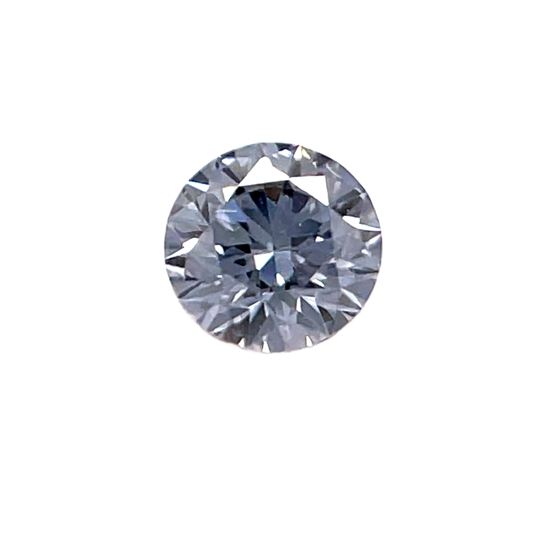 CERTIFIED ARGYLE Round Diamond 0.13ct BL1 P1 Blue Moon Tender Lot: 35