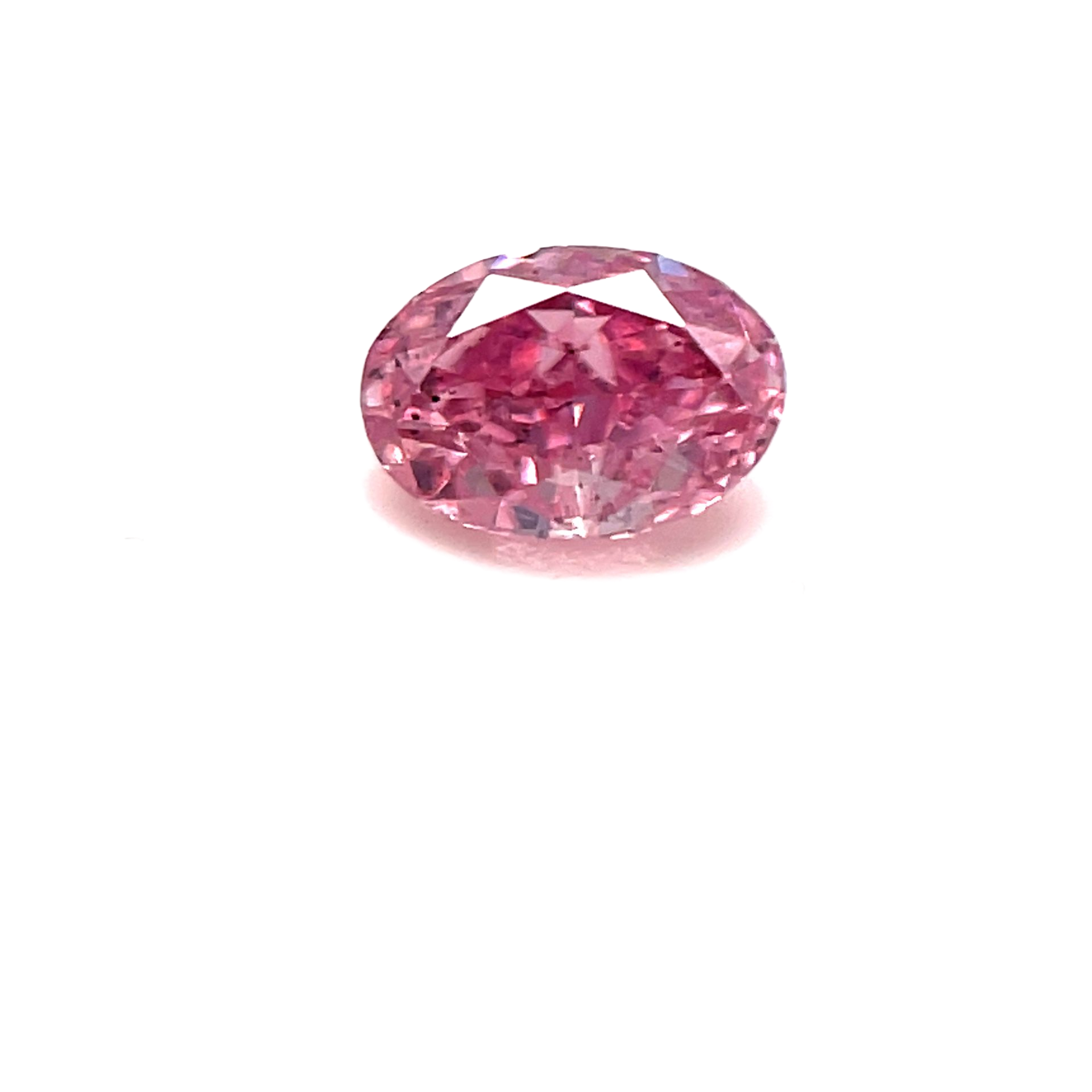 CERTIFIED ARGYLE Oval Diamond 0.09ct 4P SI2