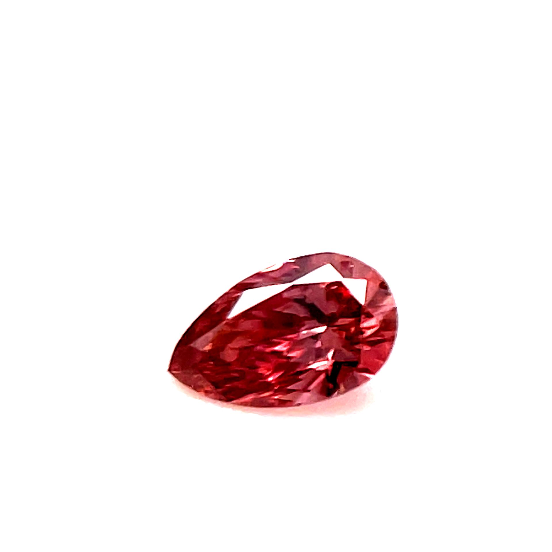 CERTIFIED ARGYLE Pear 0.40ct 2P SI2