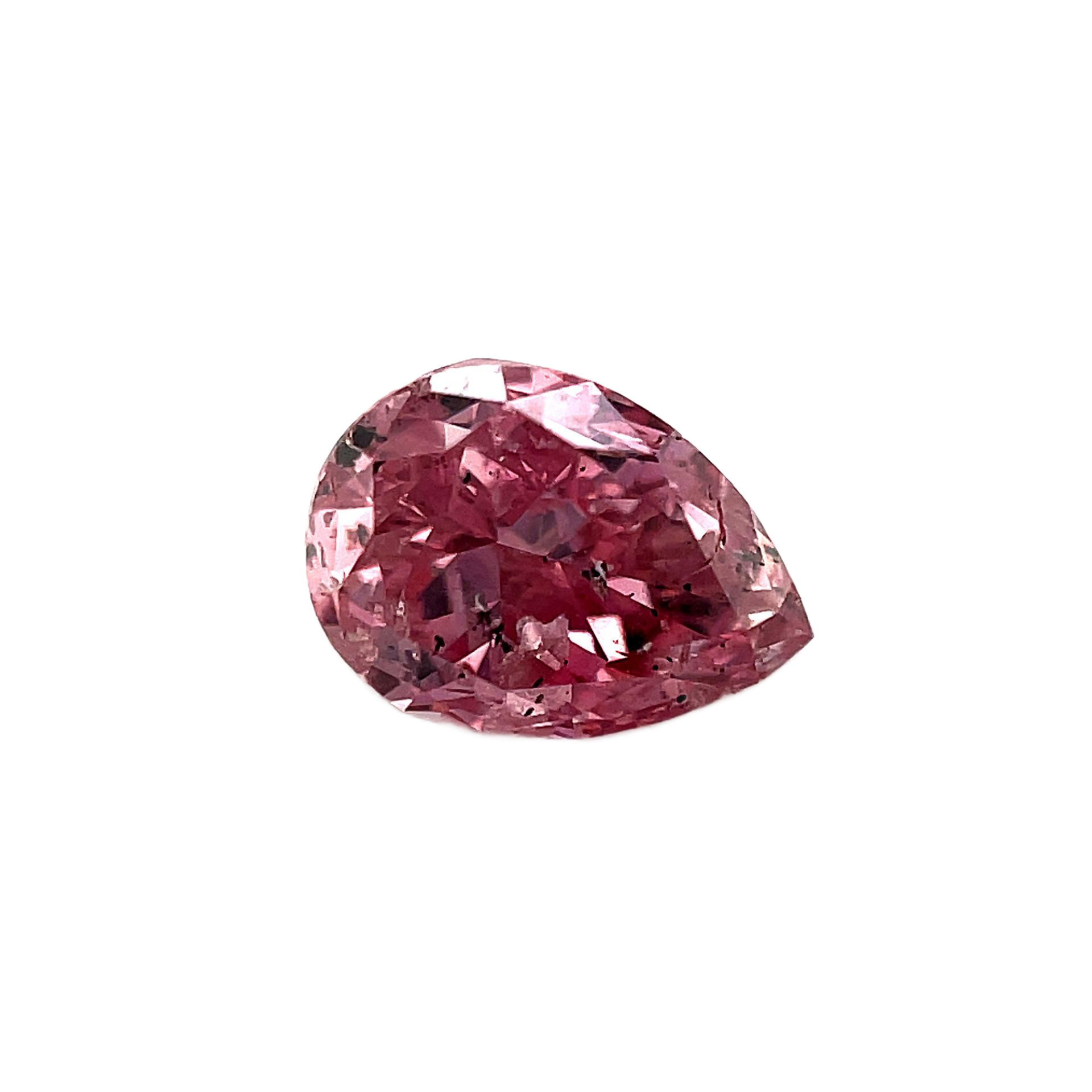 CERTIFIED ARGYLE Pear Diamond 0.44CT 4P FVPP VS2