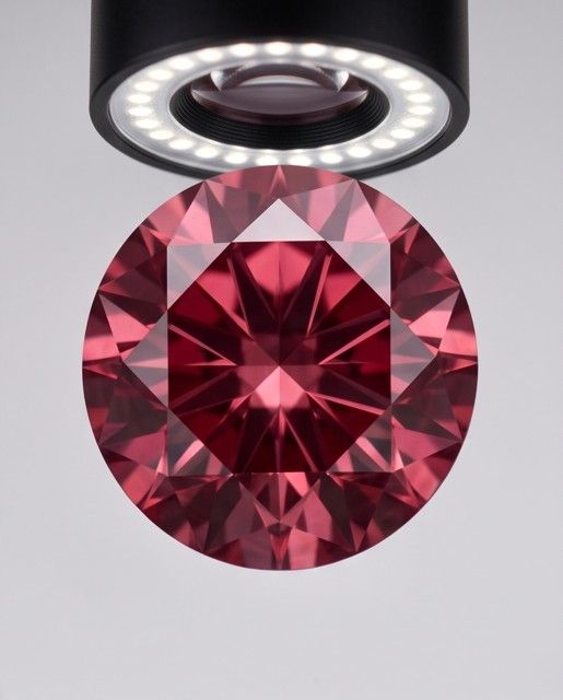 CERTIFIED ARGYLE Round Diamond 0.19ct 1PR VS1
