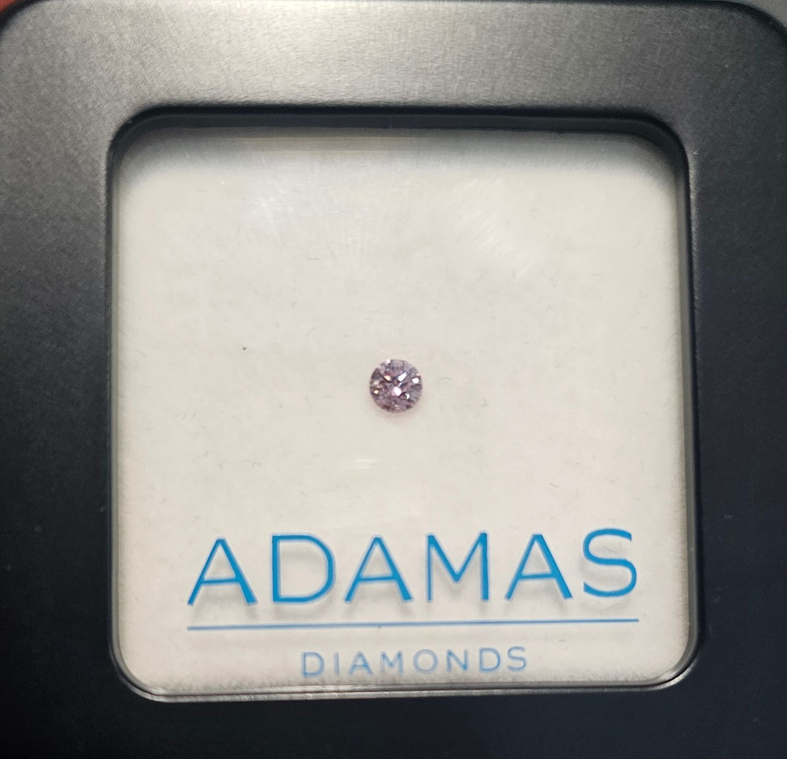 CERTIFIED ARGYLE Round Diamond 0.19ct P1