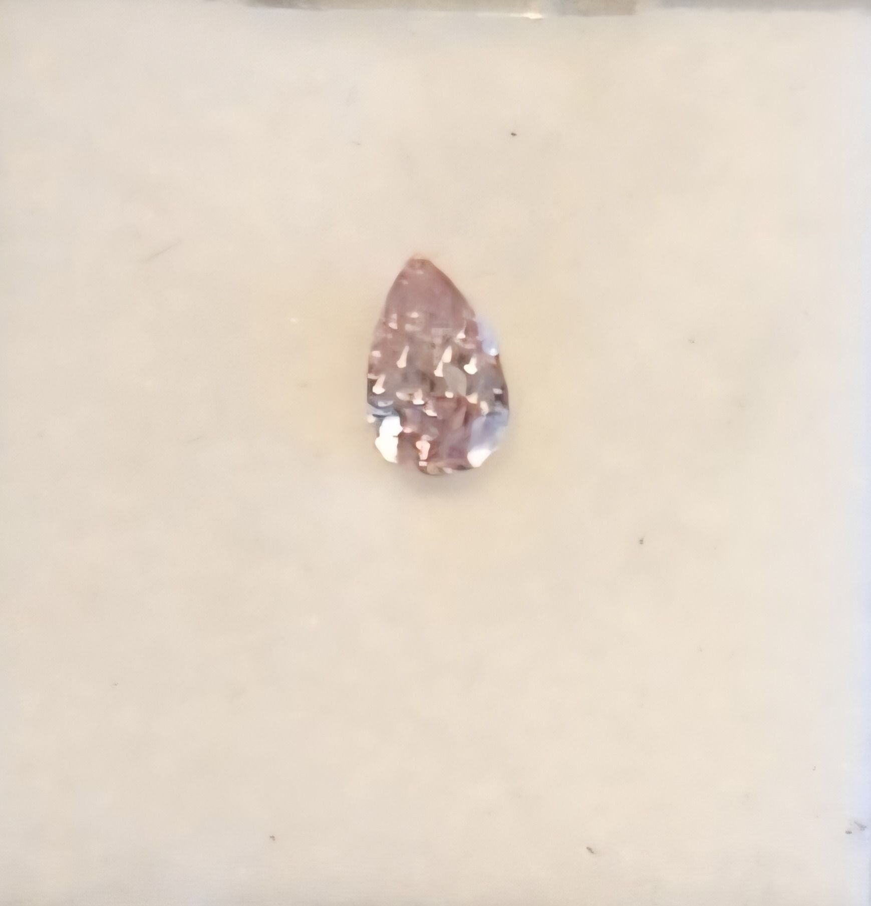 CERTIFIED ARGYLE Pear Diamond 0.31ct PC1 SI2 Champagne