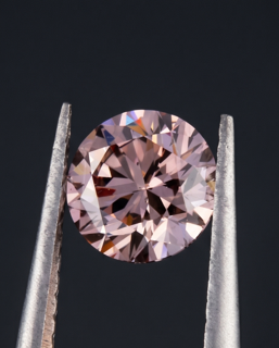 CERTIFIED ARGYLE Round Diamond 0.52ct PC2 SI2