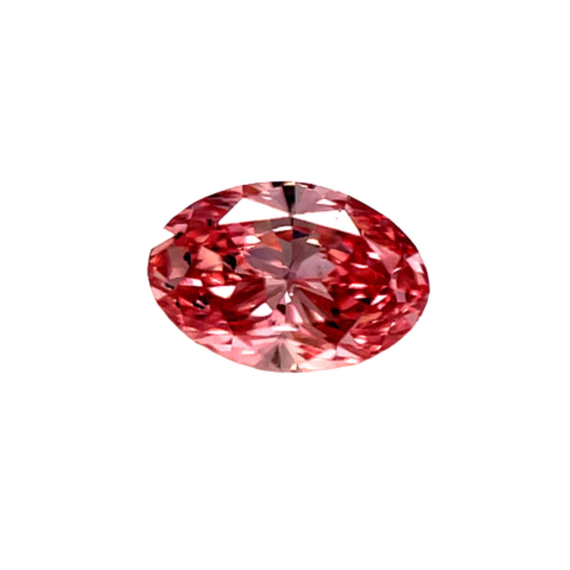 CERTIFIED ARGYLE Oval Diamond 0.46ct 2PR SI1