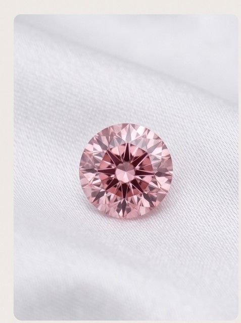 CERTIFIED ARGYLE Round Diamond 0.24ct 2PR P1