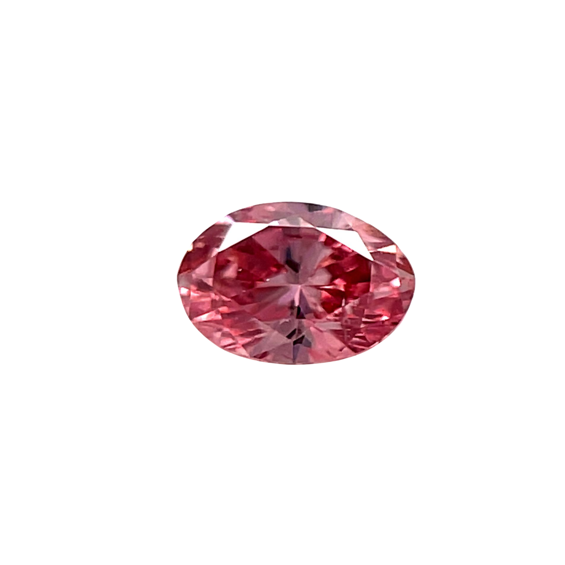 CERTIFIED ARGYLE Oval Diamond 0.33ct 3PP SI1