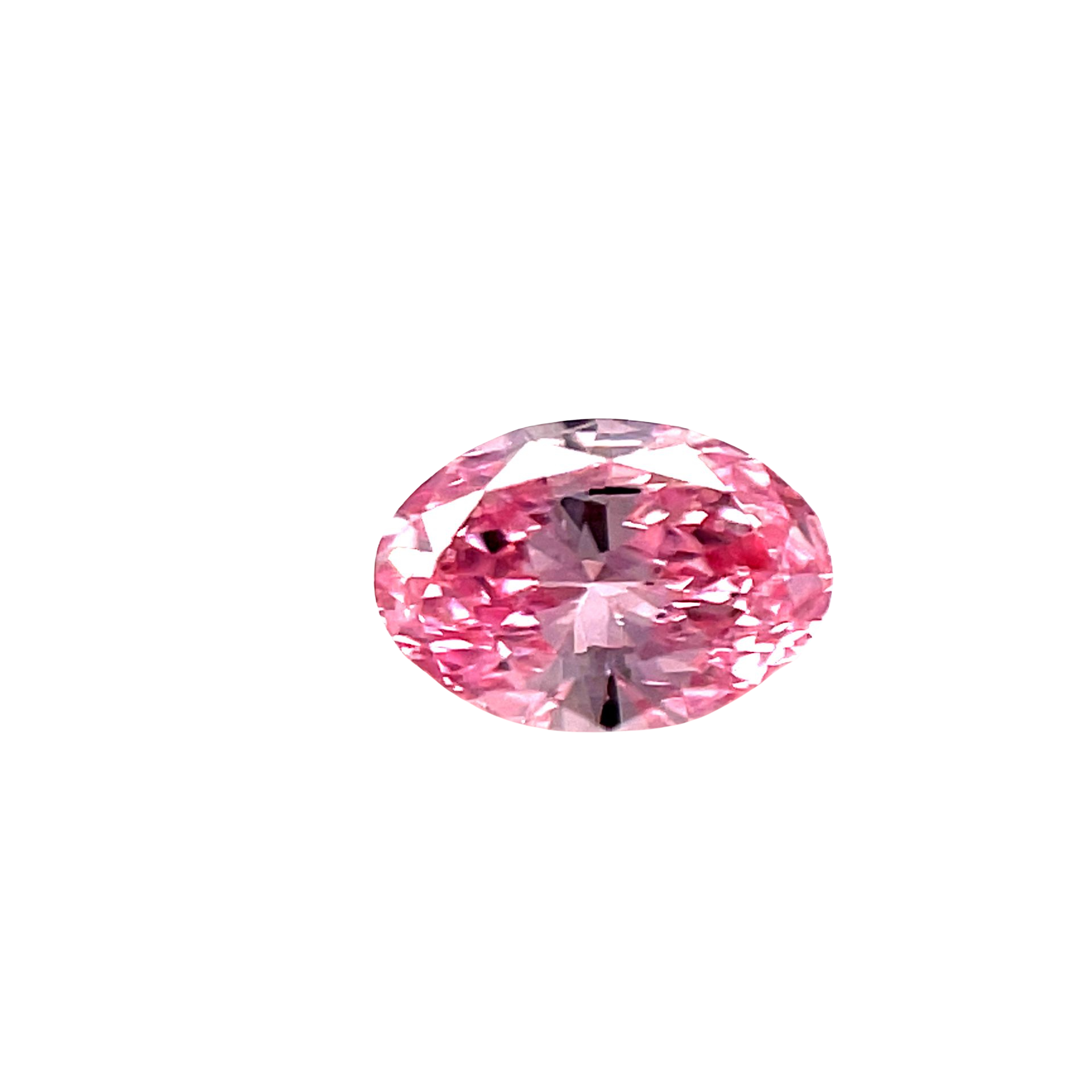 CERTIFIED ARGYLE Oval Diamond 0.23ct 4P SI1