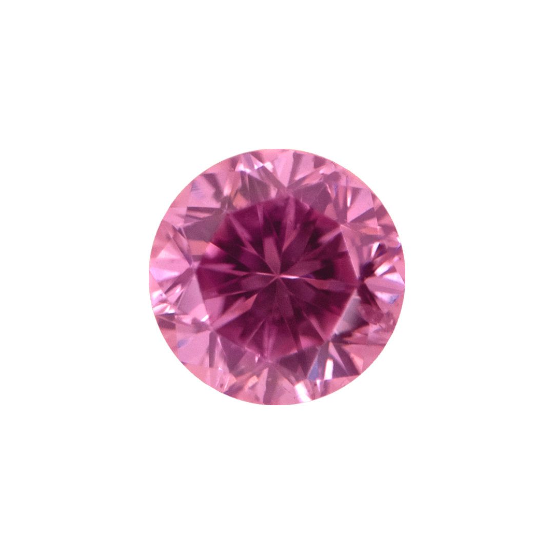 CERTIFIED ARGYLE Round Diamond 0.23CT 4PP P1