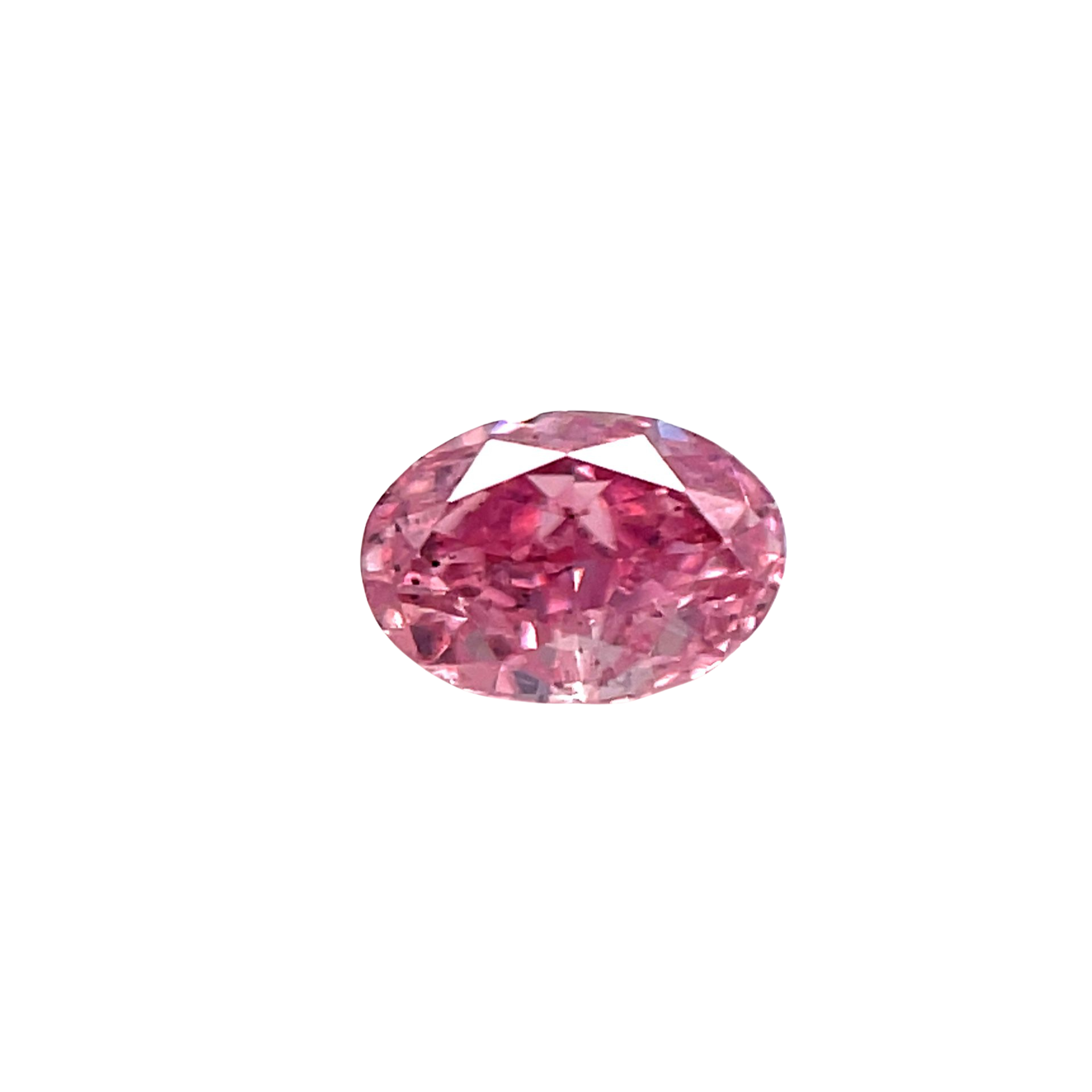 CERTIFIED ARGYLE Oval Diamond 0.20ct 4PP VS2