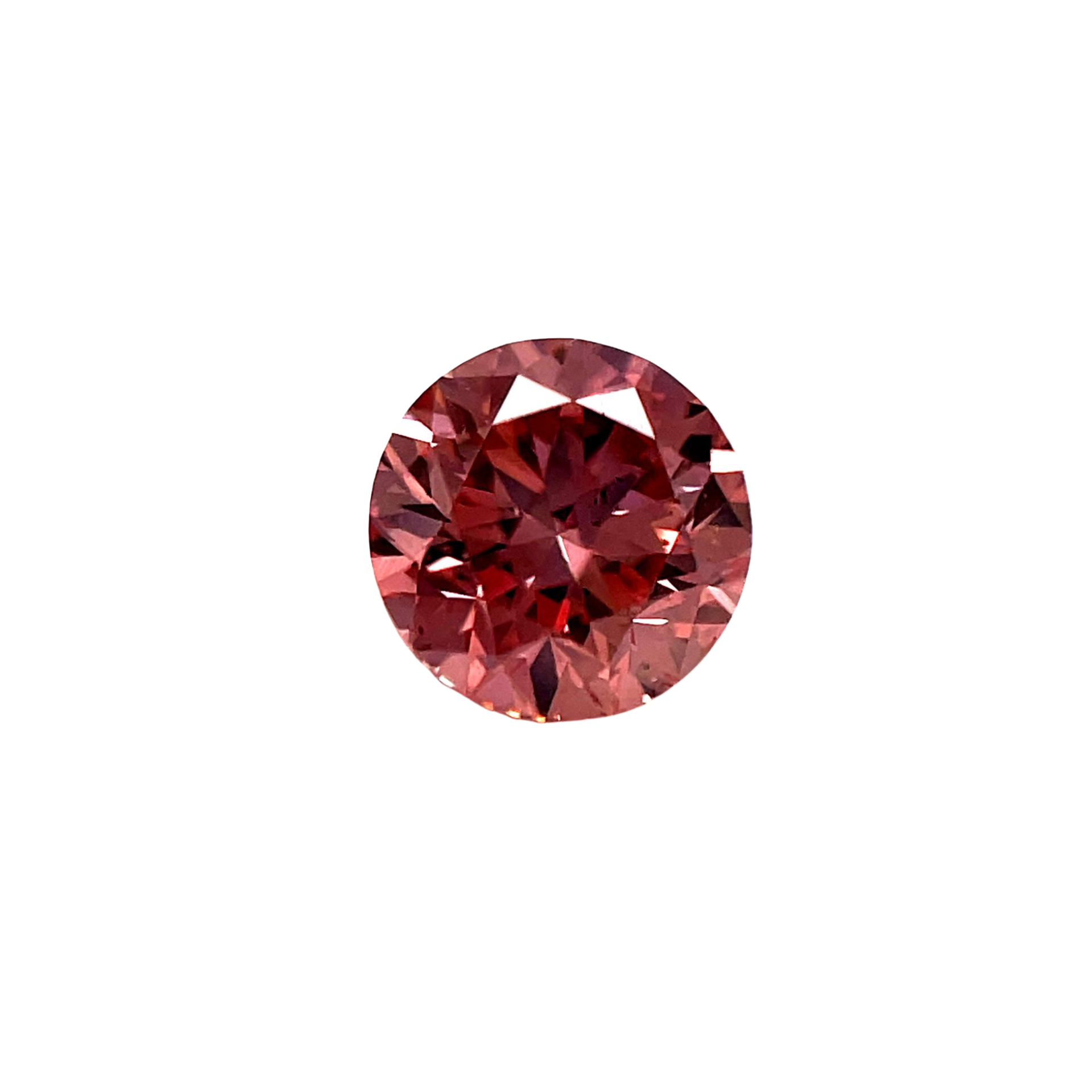CERTIFIED ARGYLE Round Diamond 0.30ct 3PR VVS1