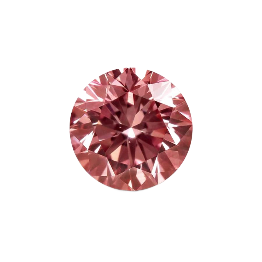 CERTIFIED ARGYLE Round Diamond 0.22ct 4PR SI2