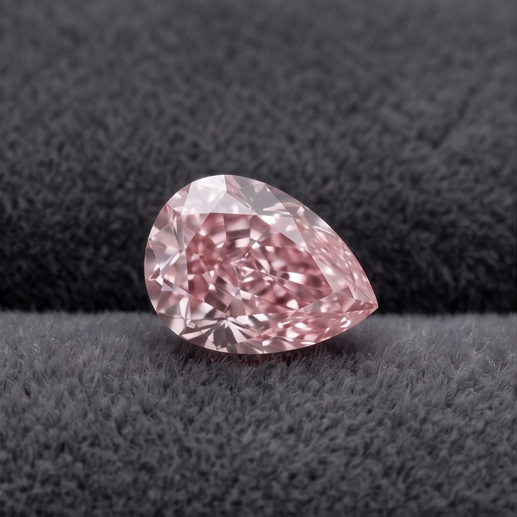CERTIFED ARGYLE Pear Diamond 0.15ct 5P SI2