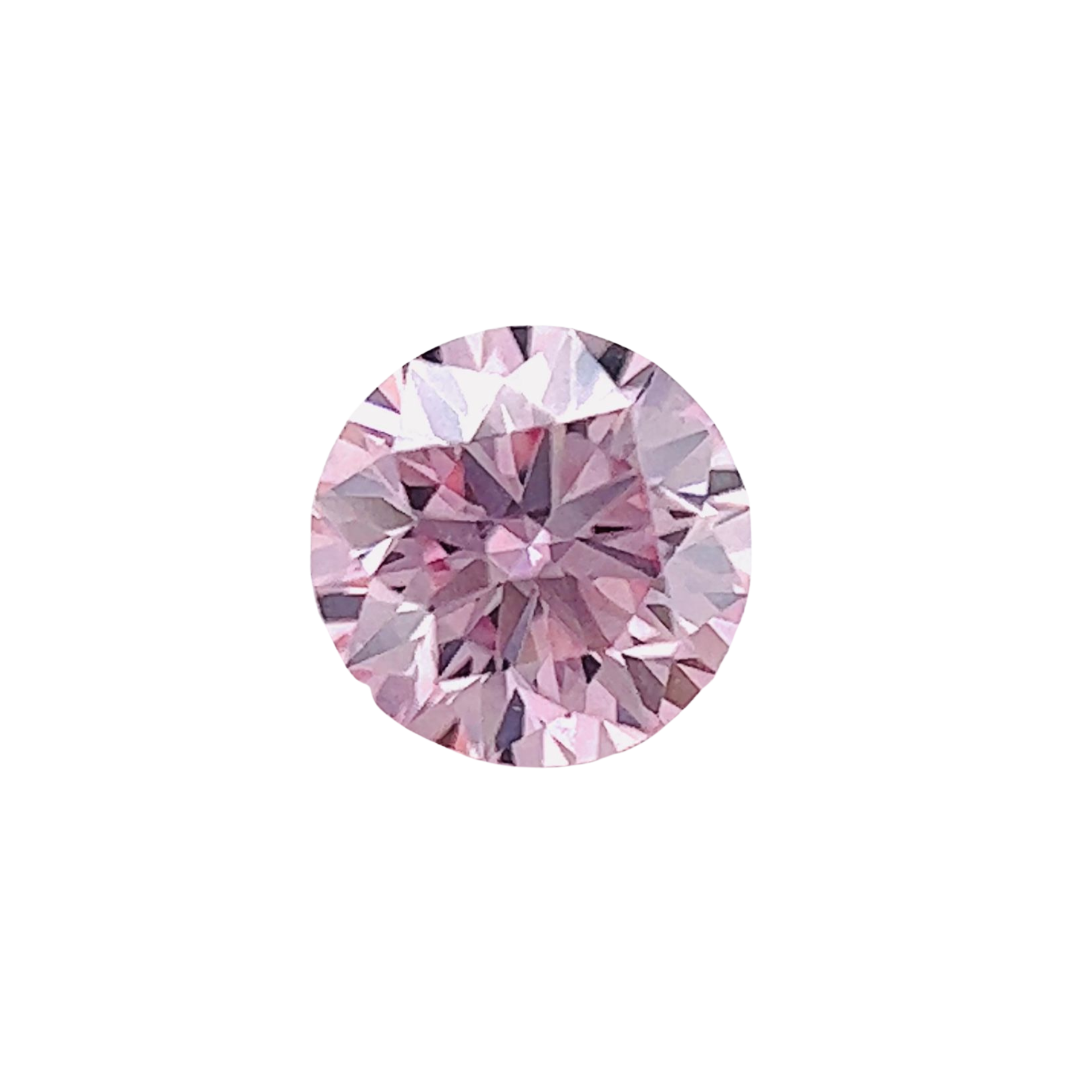CERTIFIED ARGYLE Round Diamond 0.08ct 7P SIAV