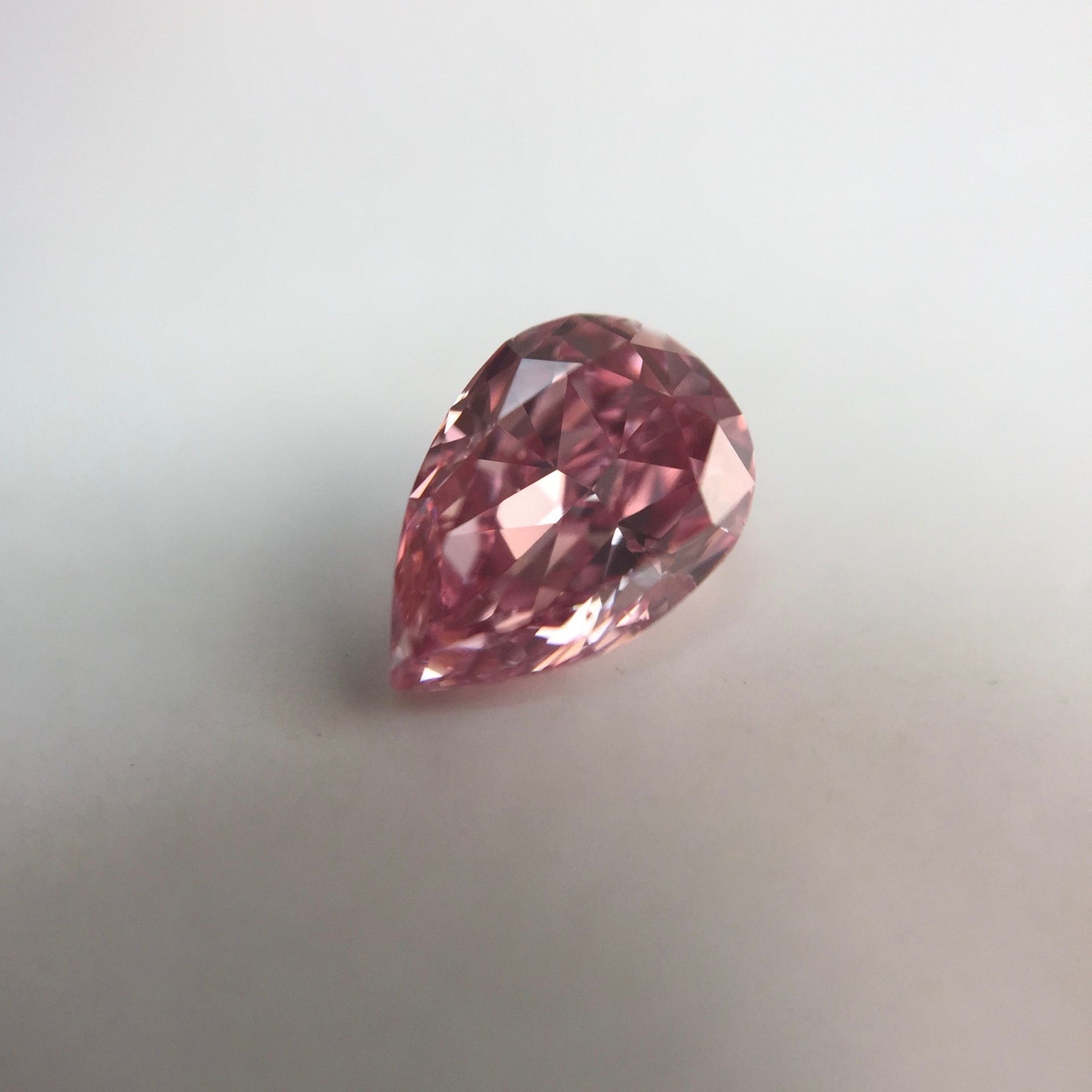 ORIGIN ARGYLE Pear Diamond 0.17ct Pink SIAV