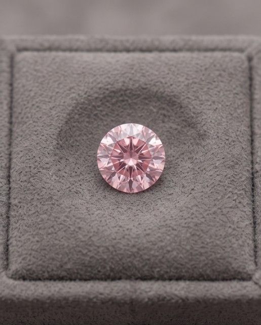 CERTIFIED ARGYLE Round Diamond 0.50ct 6P P1