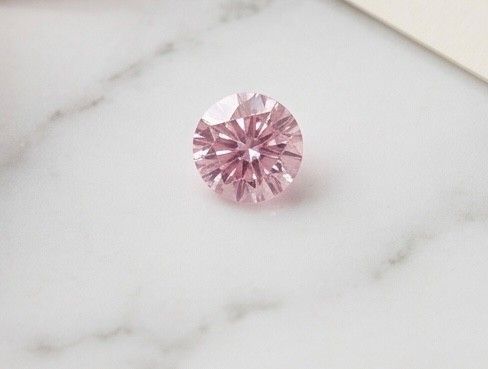 CERTIFIED ARGYLE Round Diamond 0.24ct 6PP SI2