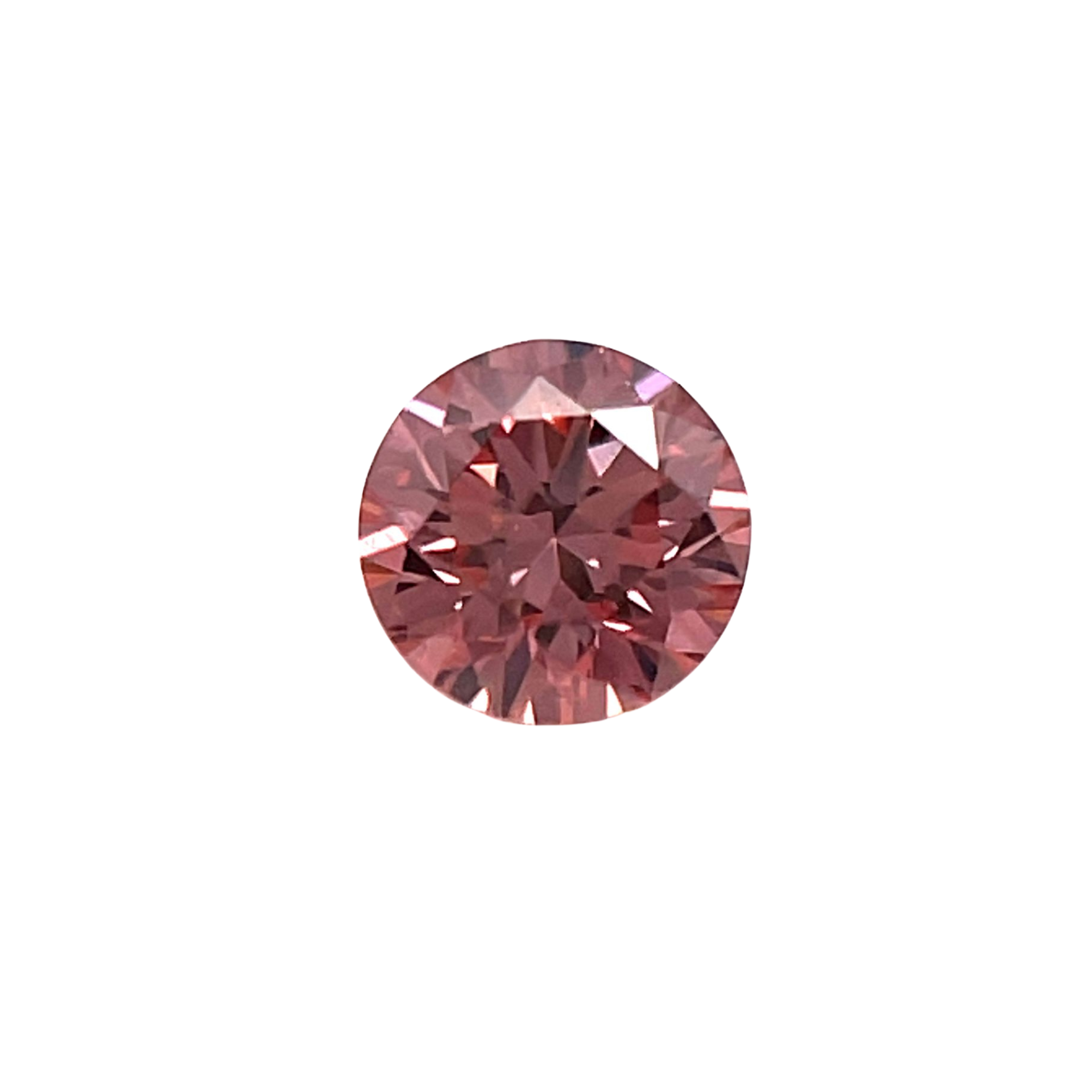 CERTIFIED ARGYLE Round Diamond 0.30ct 6PR SI2