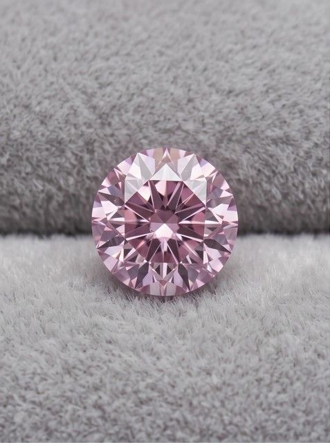 CERTIFIRD ARGYLE Round Diamond 0.09ct 6PP SIAV