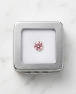 CERTIFIED ARGYLE Round Diamond 0.24ct 7PR SI2