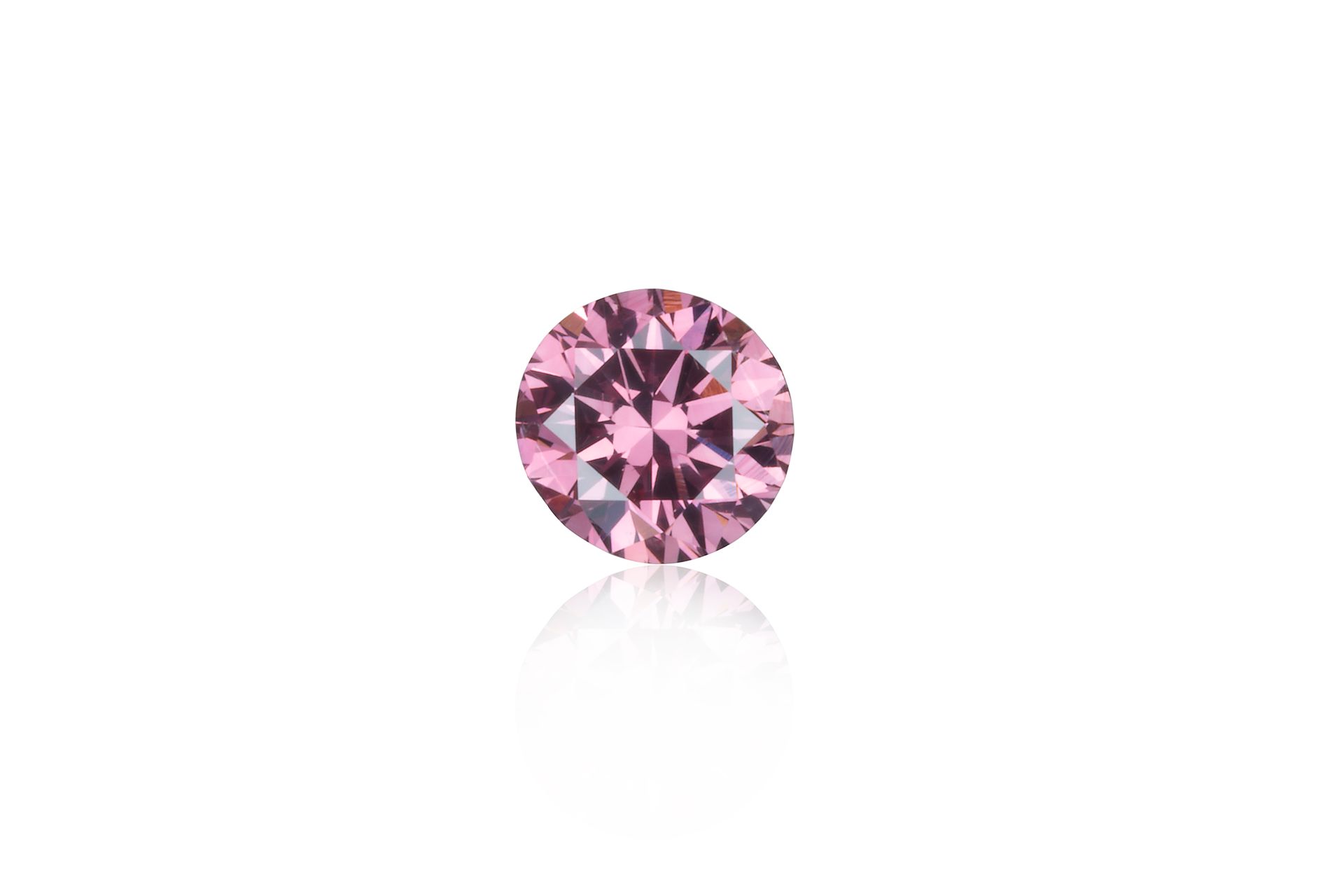 CERTIFIED ARGYLE Round Diamond 0.20CT 1PP SI1