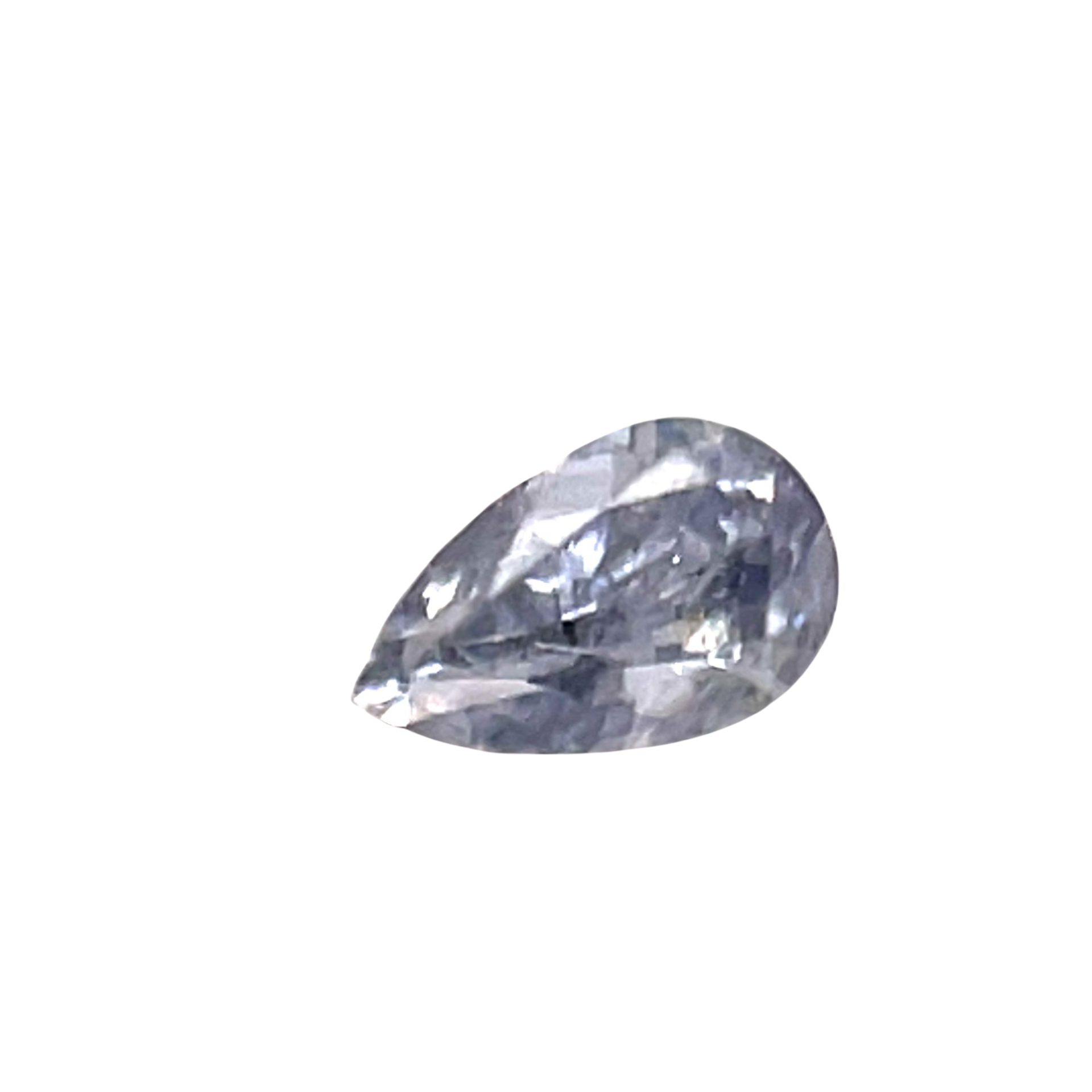 GIA CERTIFIED Pear Diamond 0.10CT BLI EQ