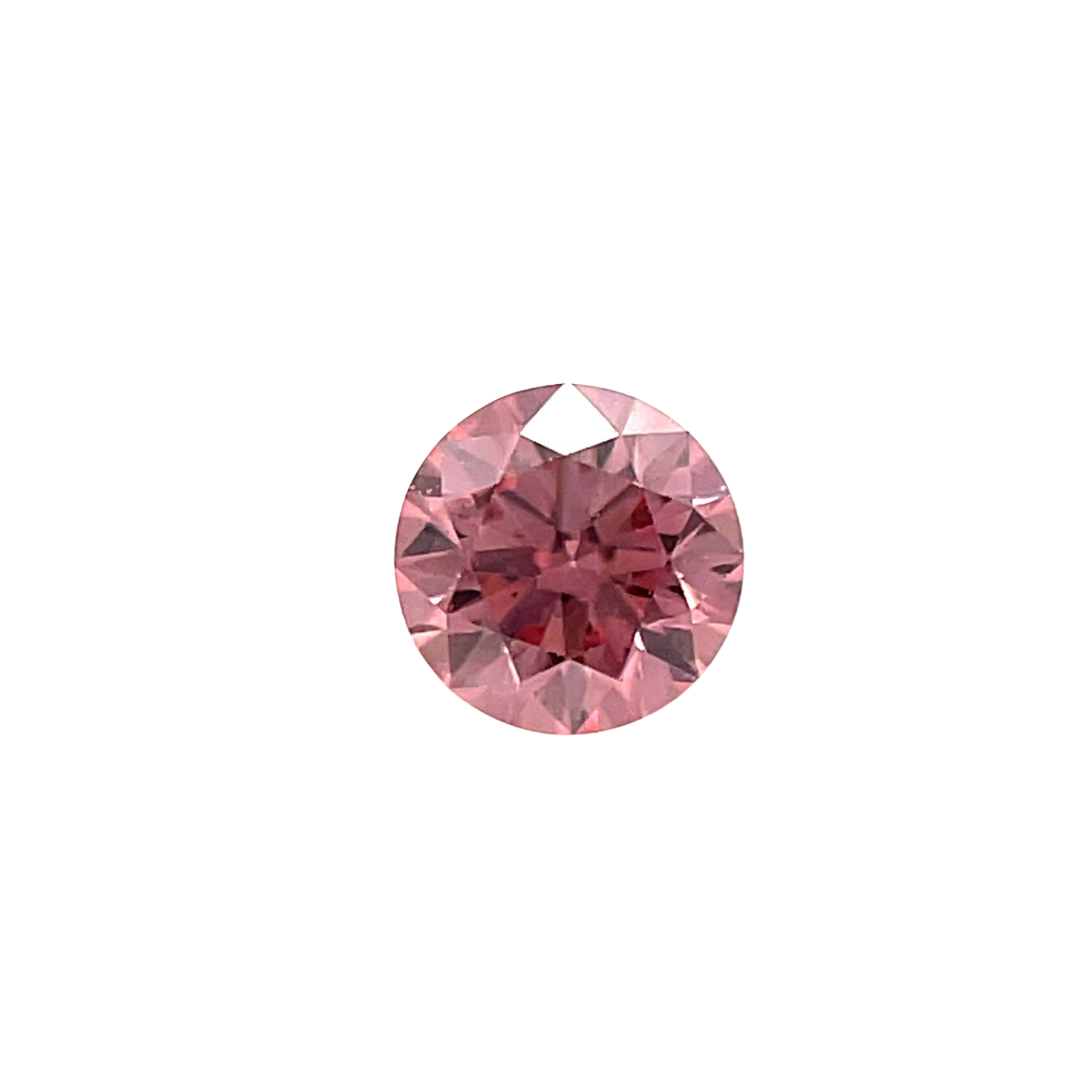 CERTIFIED ARGYLE Round Diamond 0.17ct 4PP P2