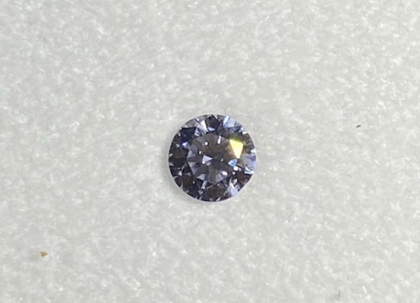 CERTIFIED ARGYLE Round Diamond 0.16ct BL1 VS1 Blue Moon Tender 2015 Lot: 28