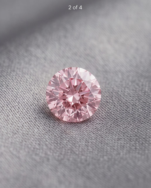 CERTIFIED ARGYLE Round Diamond 0.24ct 6PP SI2