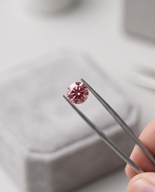 CERTIFIED ARGYLE Round Diamond 0.16ct 2PP SI2