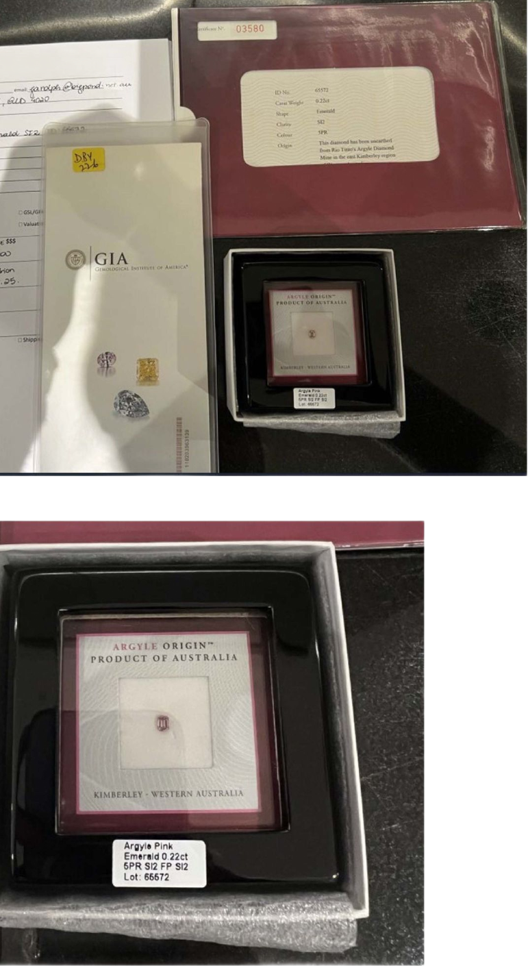 CERTIFIED ARGYLE Emerald Diamond 0.22ct 5PR SI2 MOTIVATED SELLER