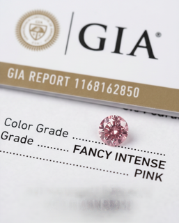 ORIGIN ARGYLE Round Diamond 0.14 Pink SI2